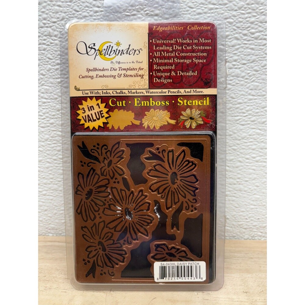 Spellbinders Die Templates For Cutting Embossing & Stenciling Dasy Patch
